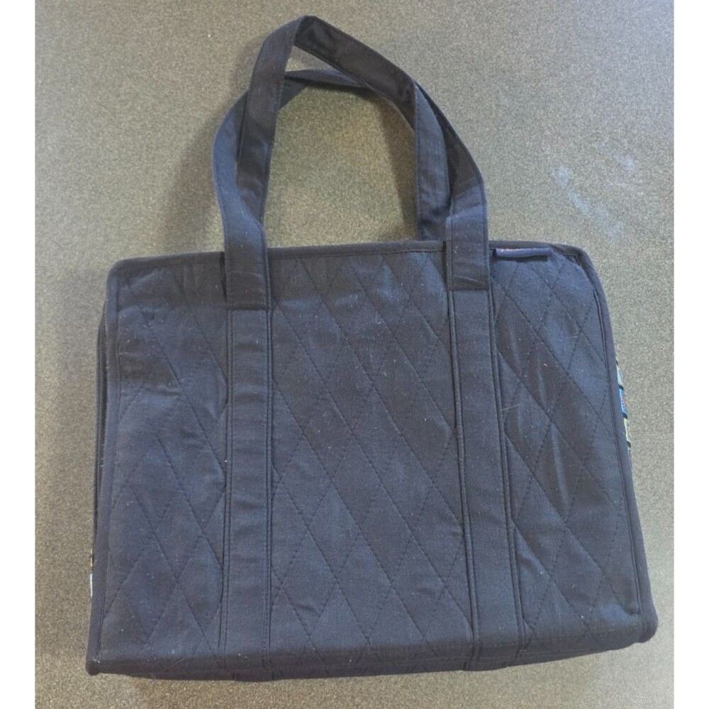 Yazzii Craft Organzier- Black print by zipper- 16 storage pockets- Gently Used